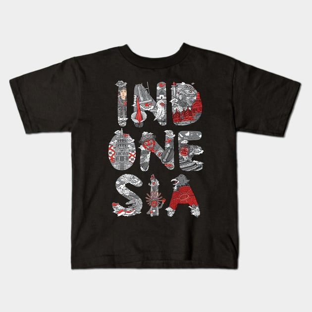 amazing culture and heritage of indonesia bali Kids T-Shirt by ginanperdana